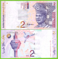 MALAYSIA 2 RINGGIT ND1996/1999 P-40c UNC - Malaysia