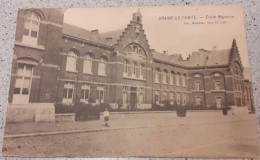 CPA - BRAINE-LE-COMTE - Ecole Moyenne - Publicité Chocolat Diamant BOCCAR & SERVAIS De Namur - Vierge - Braine-le-Comte