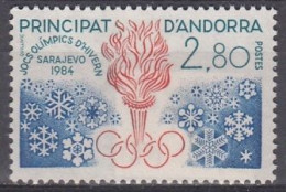 FRENCH ANDORRA 348,unused - Hiver 1984: Sarajevo