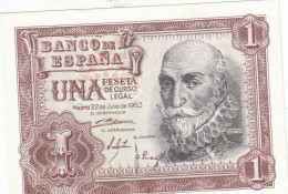 CRBS1289 BILLETE ESPAÑA 1 PESETA 1953 SIN CIRCULAR - Otros & Sin Clasificación