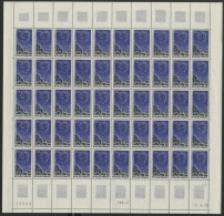 N° 1647 1,30 Fr OBSERVATOIRE Feuille De 50 Ex. Neufs ** MNH + Coin Daté Cote 70 €  TB - Full Sheets