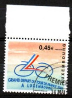 LUXEMBOURG, LUXEMBURG 2002, MI 1574  TOUR DE FRANCE,  ESST GESTEMPELT, OBLITÉRÉS - Oblitérés