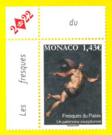 MONACO 2022 The Prince`s Palace Frescoes - Set - Neufs