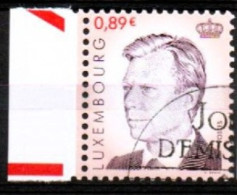 LUXEMBOURG, LUXEMBURG 2002, SATZ MI 1573,  FREIMARKEN GRAND-DUC HENRI, ESST GESTEMPELT, OBLITÉRÉ - Usati