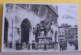 (PIA4) PIACENZA (ANIMATA) CAVALLI FARNESIANI  E GOTICO - VIAGGIATA IN BUSTA 1930/40ca - Piacenza