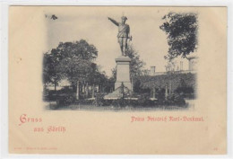 39084121 - Goerlitz / Zgorzelec. Prinz Friedrich Karldenkmal. Ungelaufen Um 1900 Ecken Mit Albumabdruecken, Leicht Flec - Goerlitz