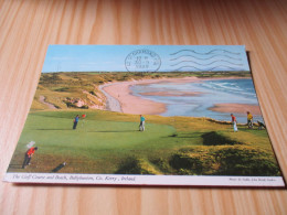 Ballybunion (Irlande).The Golf Course And Beach - Carte Animée. - Kerry