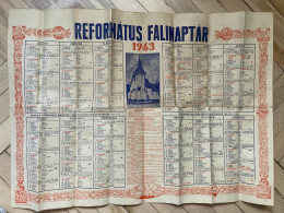 M3 Romania Calendar Reformatus Falinaptar - Formato Grande : 1961-70