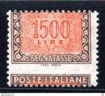 Segnatasse Lire 1.500 Varietà Dentellatura Spostata - Variétés Et Curiosités