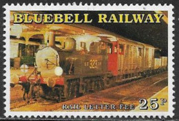 GB Bluebell Railway 2001 Starlight Special 25p Used [D3/1] - Bahnwesen & Paketmarken