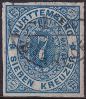 Wurttemberg 1869 Sc 50 Mi 39 Used [..] Banhnof Cancel - Used