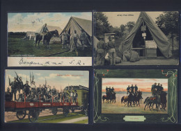 US MILITARY ARMY POST OFFICE Belgium Guides RR - 6x Postcard Lot - Colecciones Y Lotes