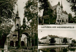 73907950 Luetzen Sachsen-Anhalt Gustav Adolf Denkmal Mit Kapelle Rathaus Neubaut - Lützen