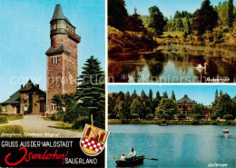 73834117 Iserlohn Danzturm Forsthaus Telegraf Rupenteich Schwaene Seilersee Iser - Iserlohn