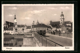 AK Kitzingen, Stadtblick Mit Brücke  - Kitzingen