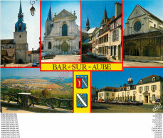 10.  BAR SUR AUBE .  CP Multivues . - Bar-sur-Aube