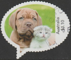 AUSTRALIA - DIE-CUT-USED 2020 $1.10 "MyStamps" - Pets - Puppy And Kitten - Oblitérés
