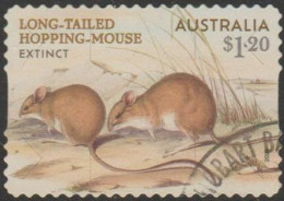 AUSTRALIA - DIE-CUT-USED 2023 $1.20 Extinct Mammals - Long-tailed Hopping-Mouse - Used Stamps