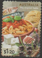 AUSTRALIA - DIE-CUT-USED 2024 $1.20 The Shared Table - Mediterranian - Used Stamps