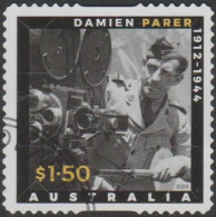 AUSTRALIA - DIE-CUT-USED 2024 $1.50 Anzac Day- Picturing War - Damien Parer - Oblitérés