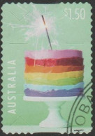 AUSTRALIA - DIE-CUT-USED 2024 $1.50 Special Occasions - Birthday Cake - Oblitérés