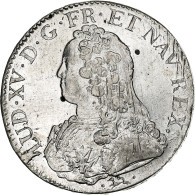 France, Louis XV, Ecu Aux Branches D'olivier, 1736, Bayonne, Argent, TTB+ - 1715-1774 Luigi XV Il Beneamato