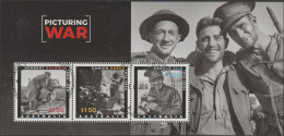 AUSTRALIA - USED 2024 $4.50 Anzac Day - Picturing War Souvenir Sheet - Oblitérés
