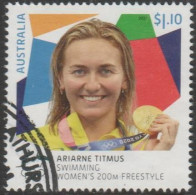 AUSTRALIA - USED 2021 $1.10 Tokyo Olympic Games Gold Medal Winners: Swimming - Women's 200 M Freestyle - Oblitérés