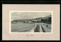 Cartolina San Remo, Ortsansicht Mit Strandpartie  - San Remo