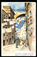 Artista-Cartolina Genova, Via Madre Di Dio  - Genova (Genoa)