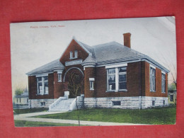 Library. York  Nebraska    Ref 6416 - Autres & Non Classés