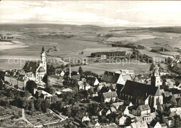 72388166 Donauwoerth Heilig-Kreuz Und Pfarrkirche Fliegeraufnahme Donauwoerth - Donauwörth