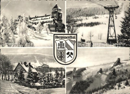 72385571 Oberwiesenthal Erzgebirge Schwebebahn Fichtelberg Berghotel Sprungschan - Oberwiesenthal