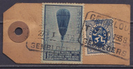 Etiquette De Sac Affr. N°285+354 Càd Chemin De Fer [GEMBLOUX /27 I 1938/ GEMBLOERS] - 1929-1937 Heraldieke Leeuw