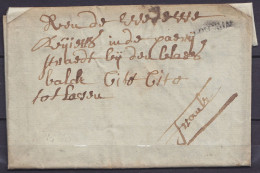L. Datée 12 Février 1788 De RILLAER Pour LEUVEN - Griffe "LOUVAIN (prbablement Apposée à L'arrivée ?) - Man. "cito Cito" - 1714-1794 (Pays-Bas Autrichiens)