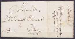 L. Datée 29 Novembre 1724 De GHENDT Pour E/V (Gand Gent) - 1714-1794 (Pays-Bas Autrichiens)