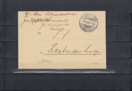 DSWA 1908: Swakopmund, Portofreie Postkarte An Zeitungsstelle Keetmanshoop - Deutsch-Südwestafrika