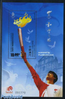 Macao 2008 Olympic Torch S/s, Mint NH, Nature - Sport - Birds - Olympic Games - Nuovi