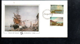 EUROPA ILE DE MAN FDC 1986 PROTECTION NATURE - 1986