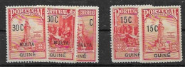 Portuguese Guinea Mint *  1925 (5 Stamps) Back Of The Book - Portugiesisch-Guinea