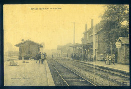 Cpa Du 80 Roisel --  La Gare    STEP141 - Roisel