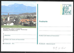 Germania/Germany/Allemagne: Intero, Stationery, Entier, Chiesa Di San Nicola,church Of St. Nicholas,église Saint-Nicolas - Kerken En Kathedralen