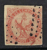 FRANCE Colonies Emissions Générales Ca.1859-65: Le Y&T 5 Obl. "losange De Points" - Eagle And Crown