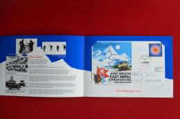 1983 Manaslu British Expedition Signed 4 Climbers Mountaneering Himalaya Escalade Alpiniste - Sportifs