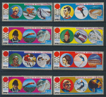 8 Timbres Oblitérés GUINEE EQUATORIALE X-11 XI° Jeux Olympiques D'Hiver SAPPORO 1972 - Winter 1972: Sapporo