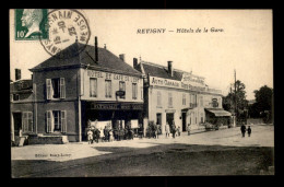 55 - REVIGNY-SUR-ORNAIN - HOTEL-CAFE-RESTAURANT DE L'EST - HOTEL DE LA GARE - EDITEUR REMY LERAY - Revigny Sur Ornain