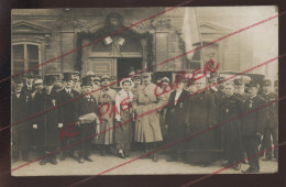 57 - MORHANGE - RECEPTION DU GENERAL P....DU 22 NOVEMBRE 1918 - CARTE PHOTO ORIGINALE - Morhange