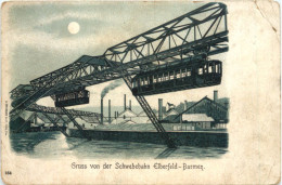 Gruss Von Der Schwebebahn Elberfeld - Barmen - Litho - Wuppertal