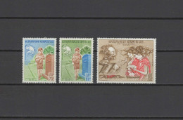 Laos 1974 UPU Centenary Set Of 3 MNH - U.P.U.