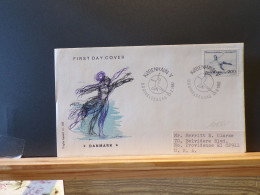 105/605  FDC DANMARK - Kunstschaatsen